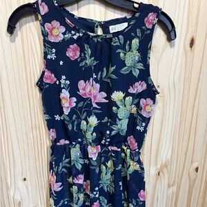 Girls 11-12 H&M Floral Dress Lined